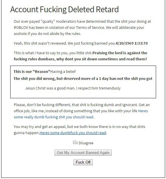 roblox banned reason hypixel classes 614v2