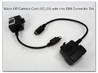 OC1032: Nikon SC-29 with Mini-DIN Connector Set Replacing Coiled Cable