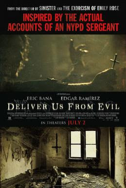 "Deliver Us from Evil (2014 film) poster" distributed by Screen Gems "Deliver Us from Evil (2014 film) poster" distributed by Screen Gems