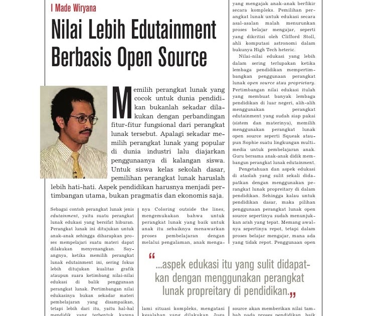 Contoh Laporan Yang Berisi Fakta Dan Opini