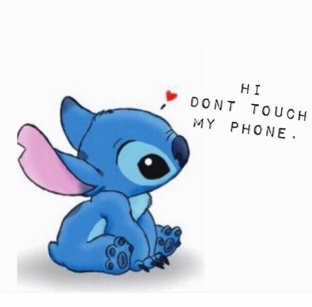 Phone Stitch Wallpaper Disney Cute Dont Touch My Phone - img-Abdiel
