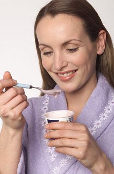 Pro probiotics? Live bacteria in the yoghurts has been found to break down carbohydrates 