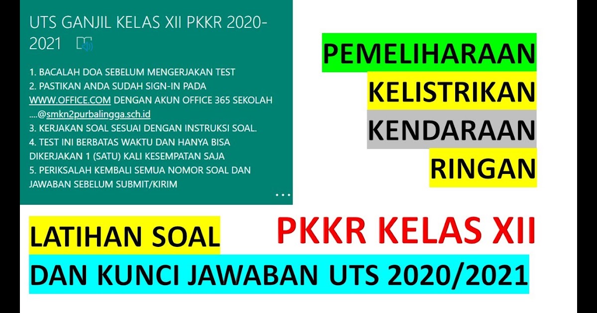 Soal Sistem Pengapian Beserta Jawabannya Rambu Soal