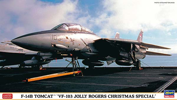 Hasegawa 1/72 F-14B TOMCAT 'VF-103 JOLLY ROGERS CHRISTMAS SPECIAL' (02391) English Color Guide & Paint Conversion Chart