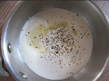 crumble vegetalien Crumble oignons sésame grenailles thym olives
