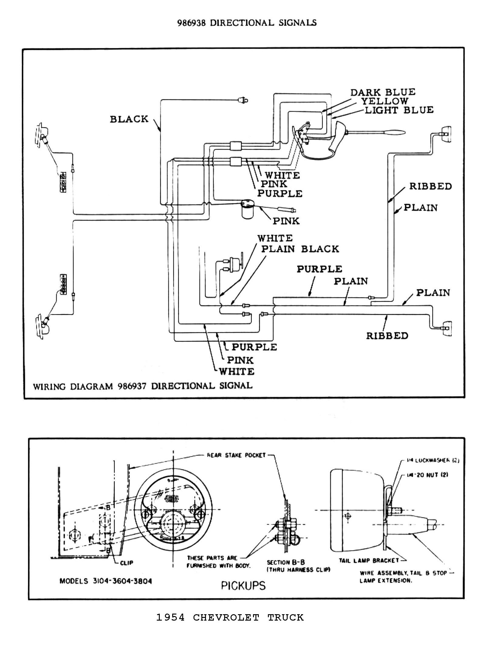 Wiring Diagram For 1954 Chevy Bel Air - Complete Wiring Schemas