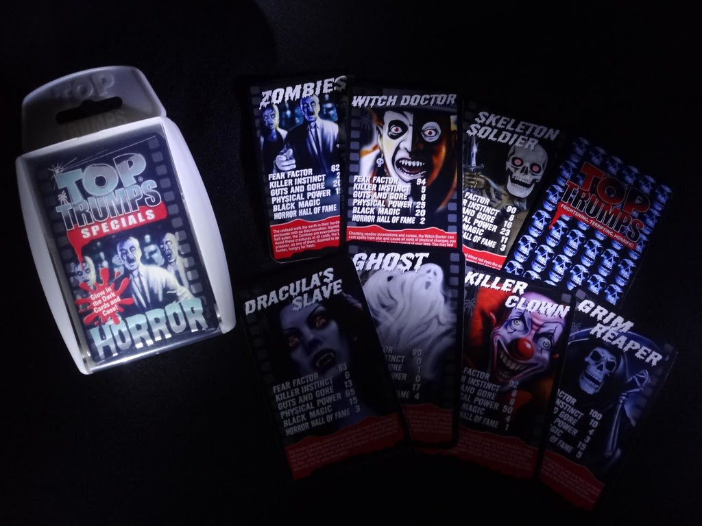 Top Trumps Horror card game