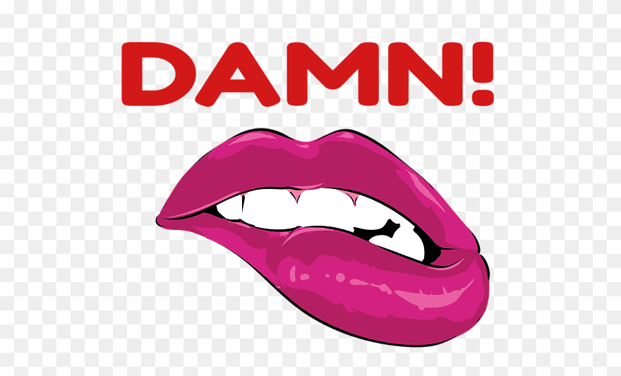 Lip Bite Emoji Sticker - Unstopabble Wallpaper
