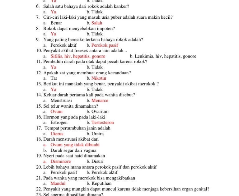 Contoh Soal Rangking 1