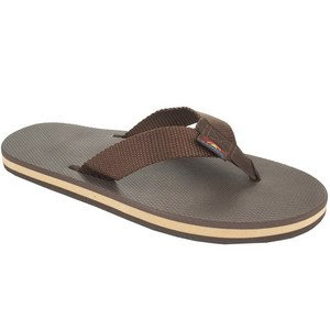 men's single layer rainbow sandals