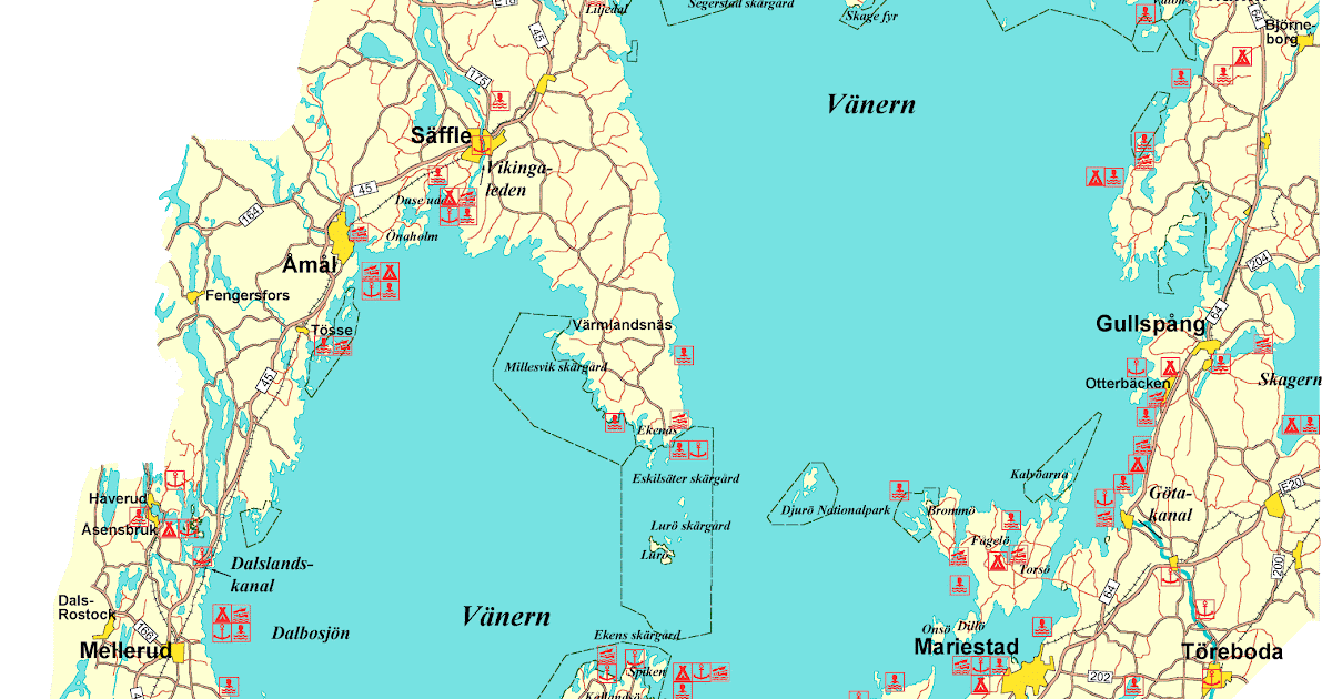 Vänern Karta | Karta