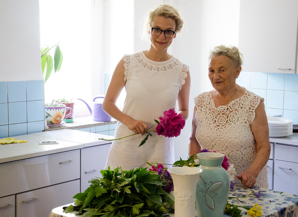#2flowergirls in June (Peonies) and a 60s wedding anniversary