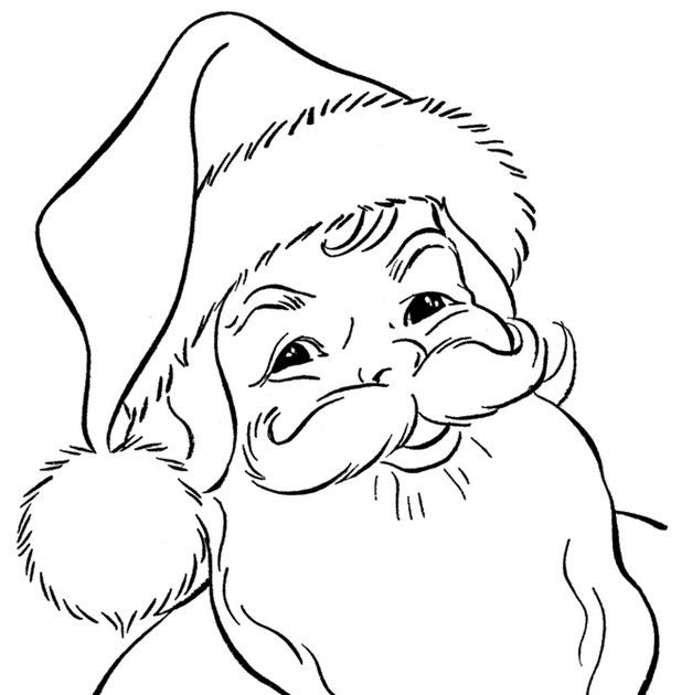Malvorlage weihnachtsmann einfach Idea