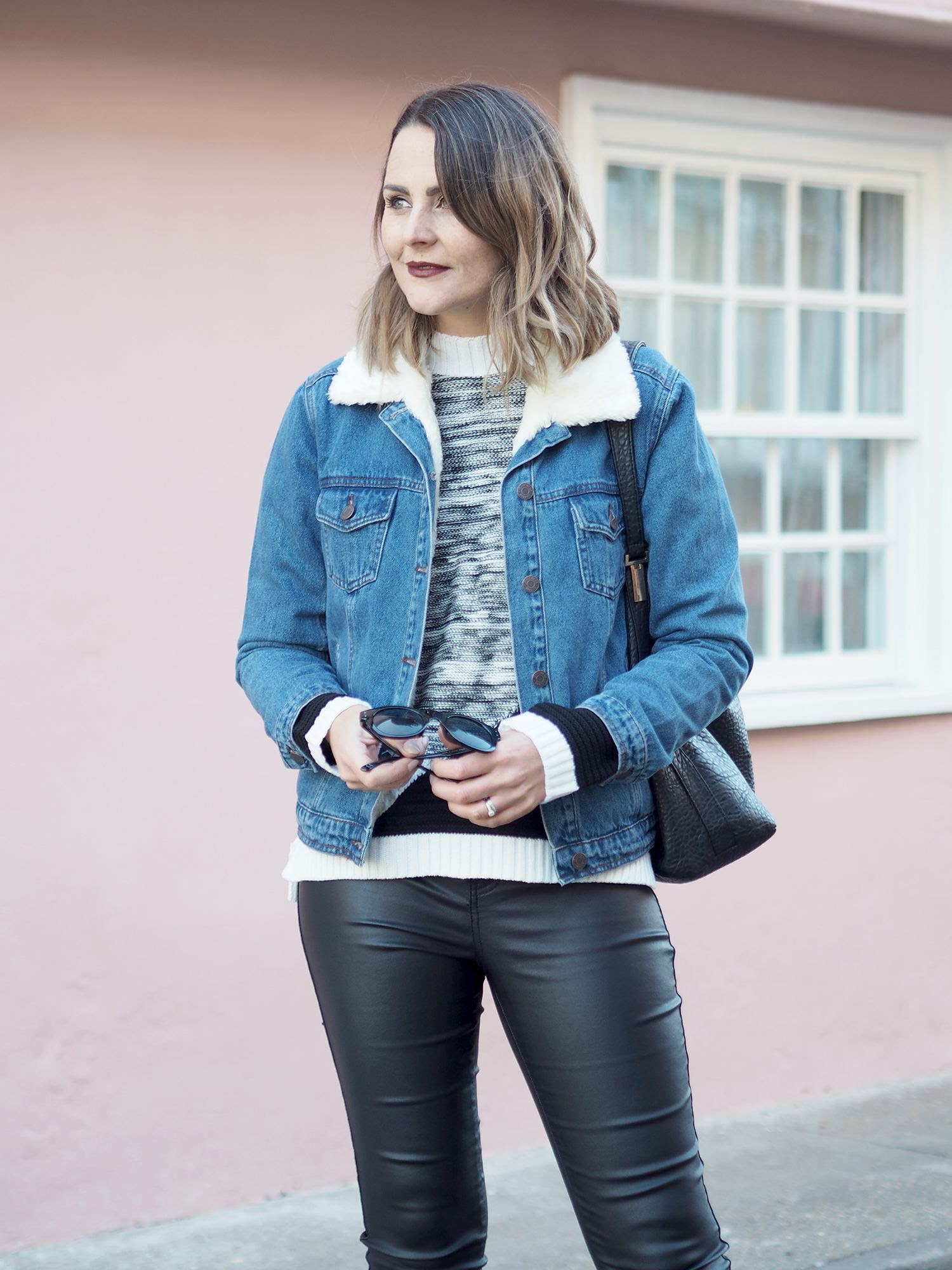 how to wear the denim jacket for winter  bang on style