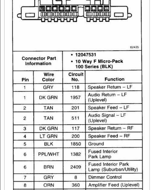 04 silverado radio wiring diagram