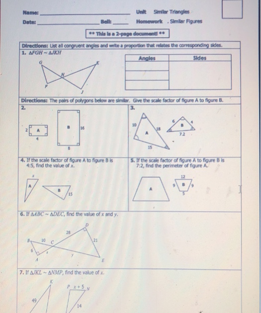 Unit 4 Congruent Triangles Homework 5 Answers / There are five ways to