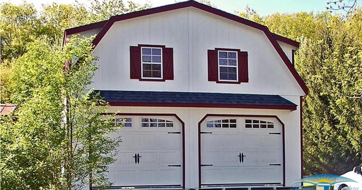 Prefab 2 Car Garage With Loft