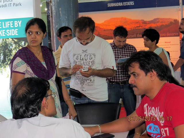 K.R.Malik Sairung - Visit Sakal Agrowon Green Home Expo, 25th and 26th May, 2013