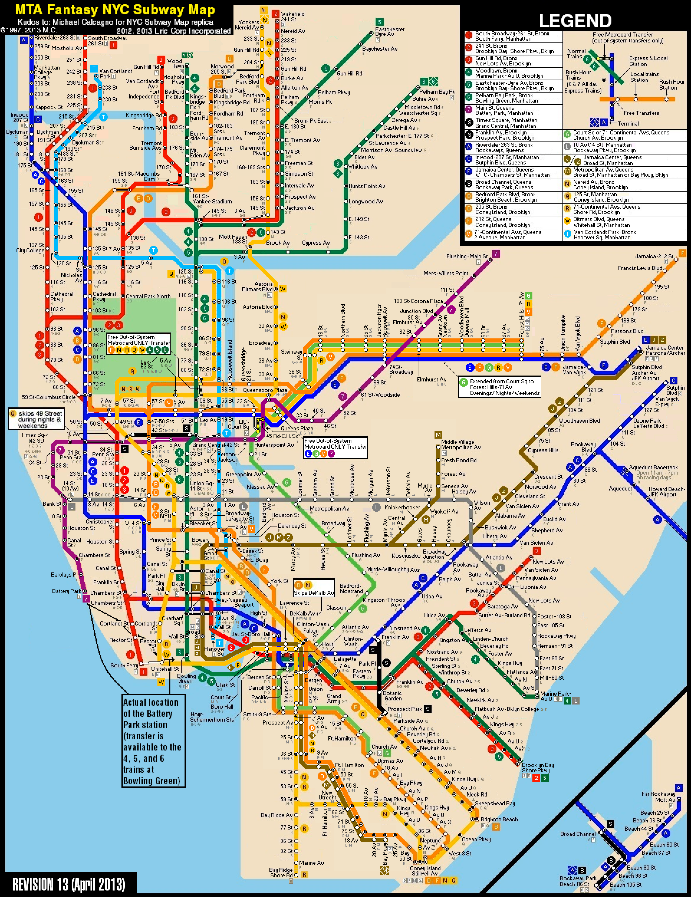 Ny Subway Map Latter