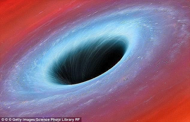 The targets for LISA's observations will be merging supermassive black holes in a bid to better understand the powerful celestial bodies (artist's impression) but it could eventually be used to test ripples in space time for signs of an extra dimension