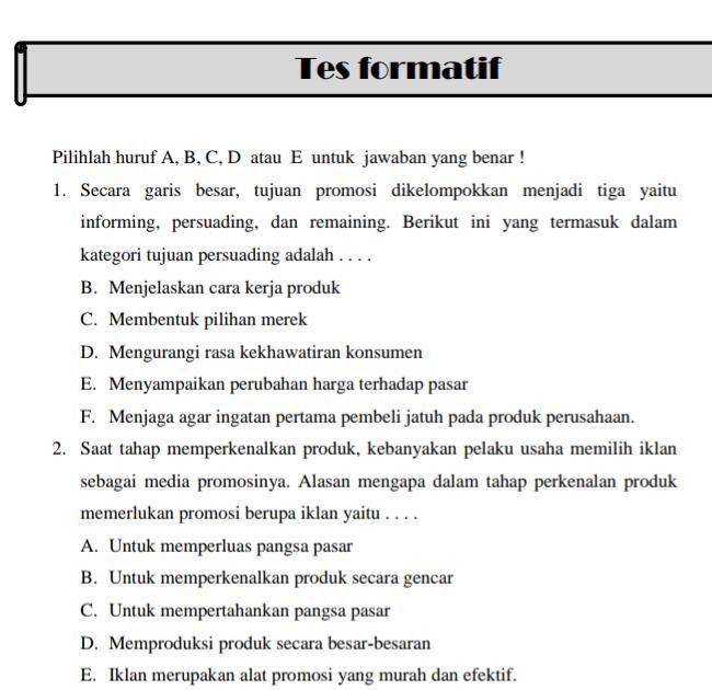 Soal Pilihan Ganda Humas Dan Keprotokolan Kelas 11