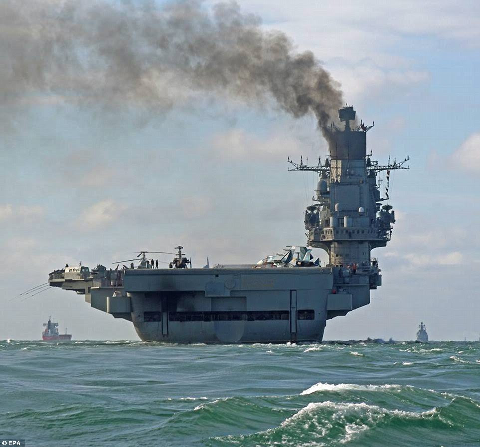 Putin has ordered the Admiral Kuznetsov aircraft carrier to the Mediterranean do enable airstrikes in Syria 