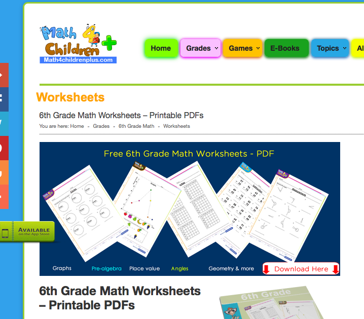 Noun 6th Grade Worksheets