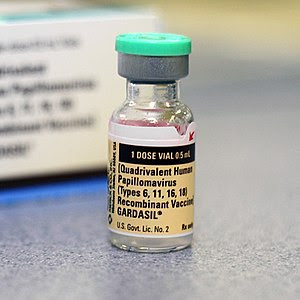 Gardasil vaccine and box