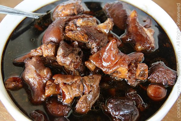 Stewed Pig Trotters Black Vinegar & Ginger 1