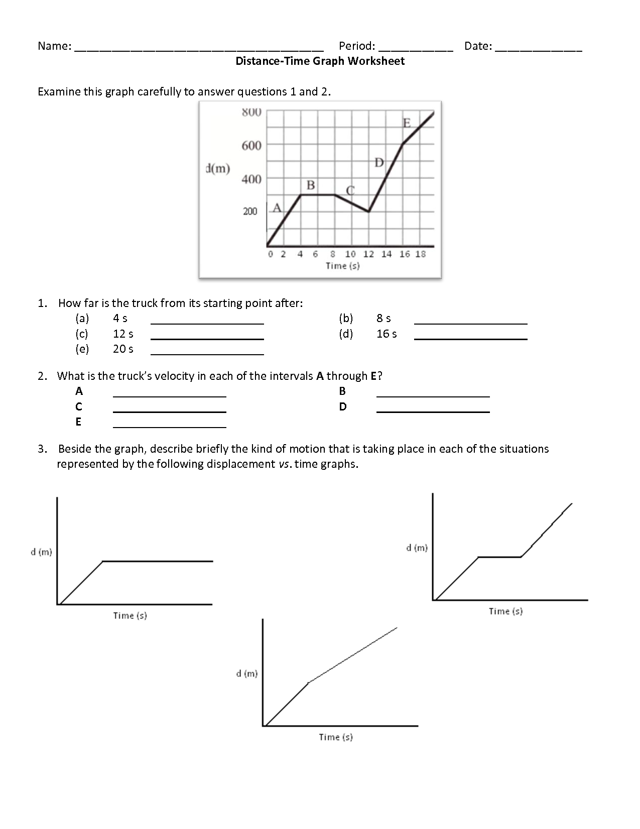 distance-vs-time-graph-worksheet-with-answers-questinspire
