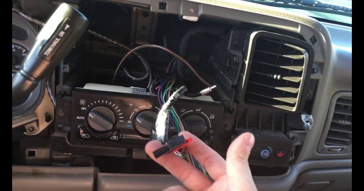 56 2004 Cadillac Deville Aftermarket Radio Installation - Wiring