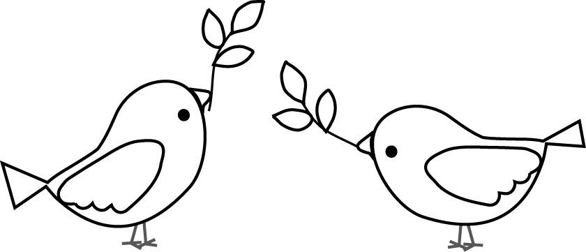 最高の無料イラスト ラブリー鳥 イラスト 無料 白黒