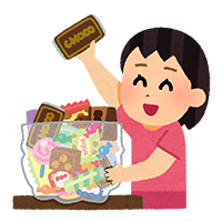 心に強く訴えるお菓子 つかみ取り イラスト 無料 スーパーイラストコレクション