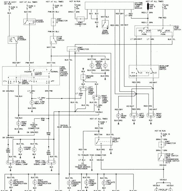 Wiring Diagram For 92 Chevy Truck Radio | schematic and wiring diagram