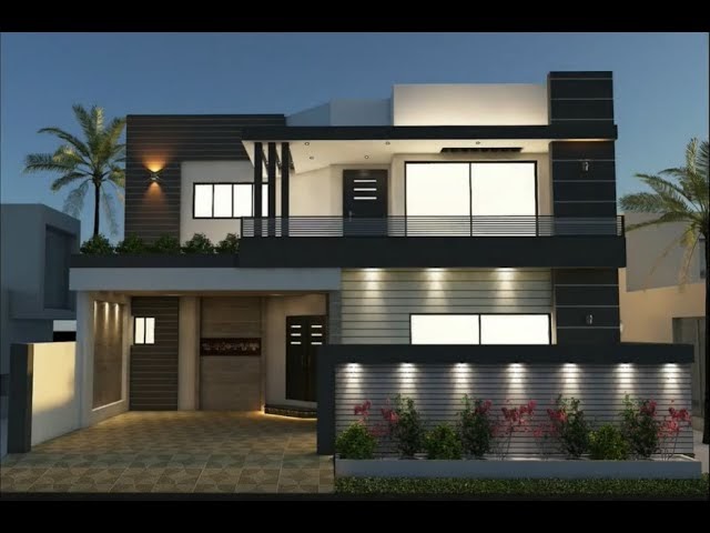 10 Marla Kothi House Front Shade Design In Pakistan Wow