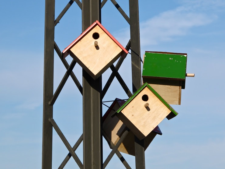Fancy birdhouses