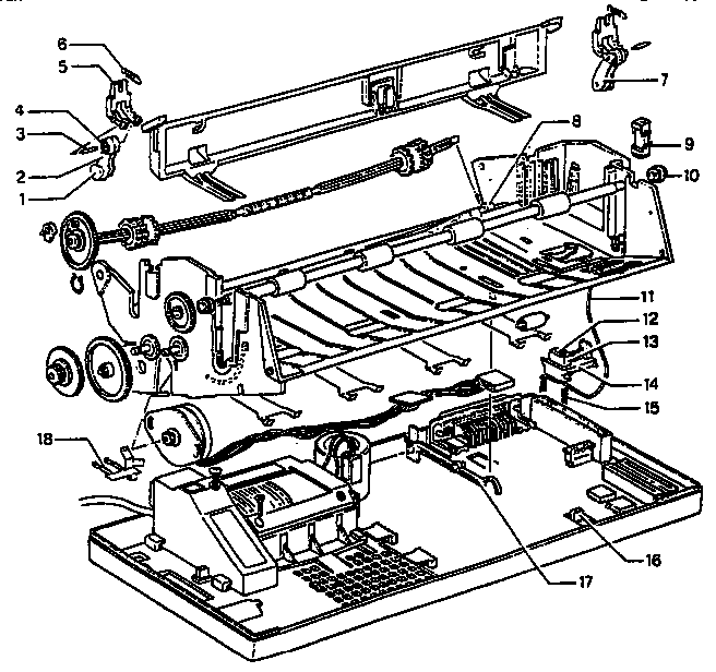Brother Printer Parts Diagram - Free Wiring Diagram