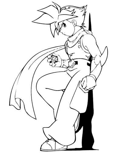 Beyblade Drawing With Colour - Hermo