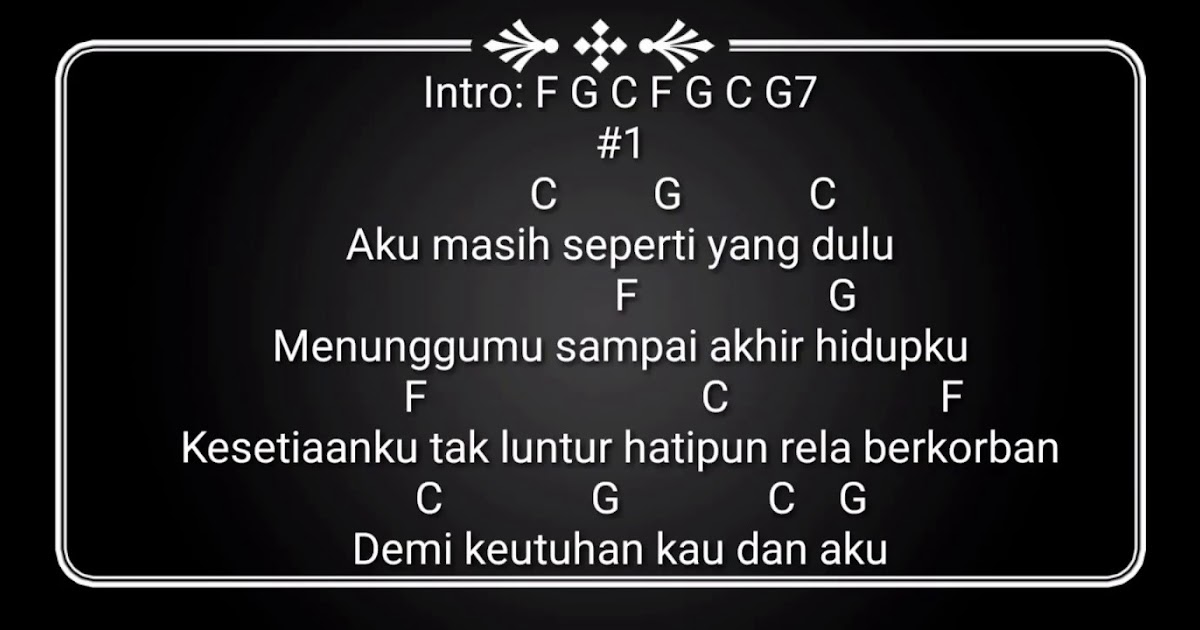 20+ Malam Ini Tak Ingin Aku Sendiri Chord G