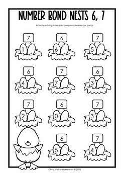 Number Bonds To 10 Worksheets Pdf - Număr Blog