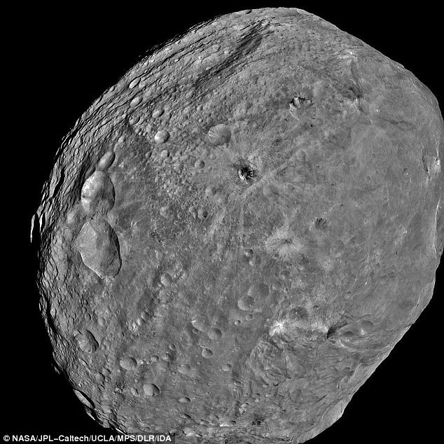 The meteorites the team all came from one parent asteroid roughly the size of Vesta, the largest rock in the asteroid belt after the dwarf planet Ceres