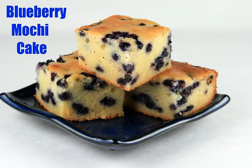 Food Librarian - Blueberry Mochi Cake