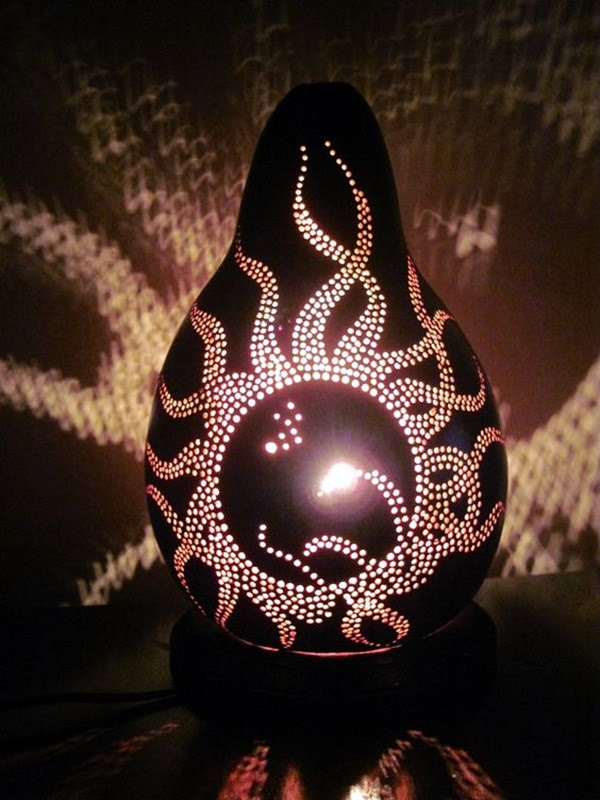Amazing Art Inspired Gourd Lamps (6)