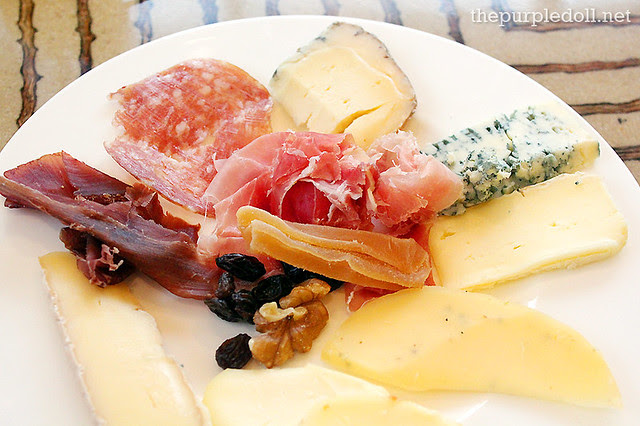 Assorted Cheese, Nuts, Dried Fruits and Cold Cuts