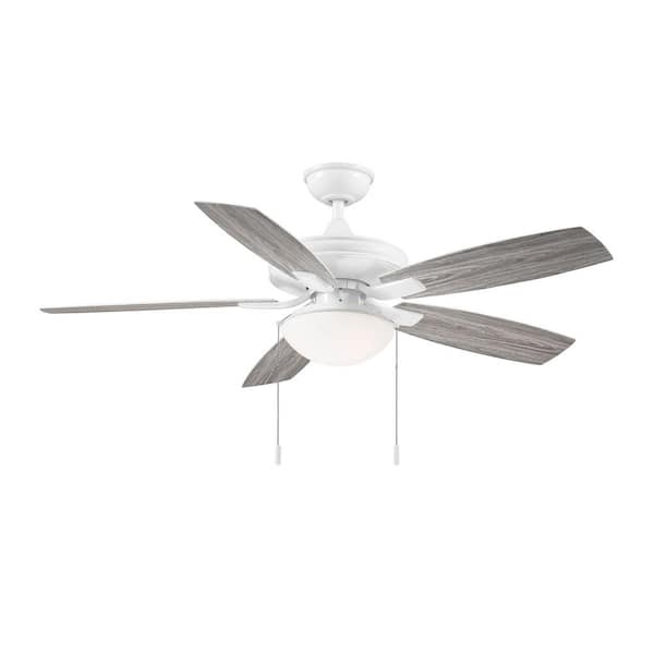 Outdoor Ceiling Fan With Light Home Depot / Hampton Bay Roanoke 48 In Led Indoor Outdoor Matte