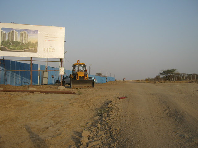 Road to Punawale - 7th Avenue - Premium Residences - Life Republic - Hinjewadi Marunji - on 22nd February 2012 - World Thinking Day