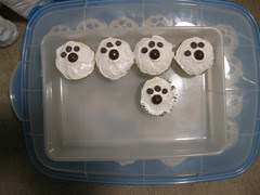 Puppy Paw Cupcakes
