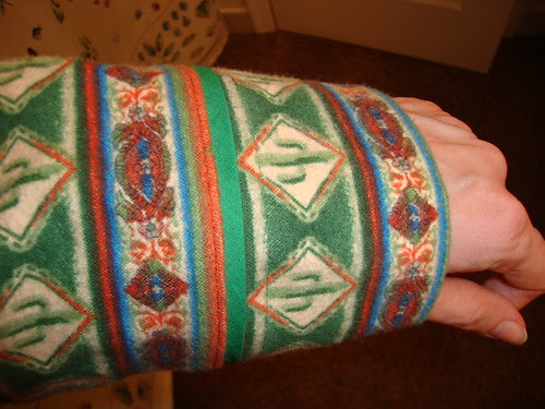 McCall's 5504 close up of cuff DONE