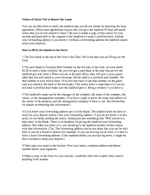 Letter To Notify Landlord Not Renewing Lease : 36 Best Lease Renewal