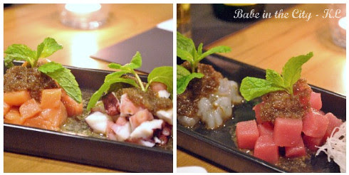 Mixed Four Raw Seafood